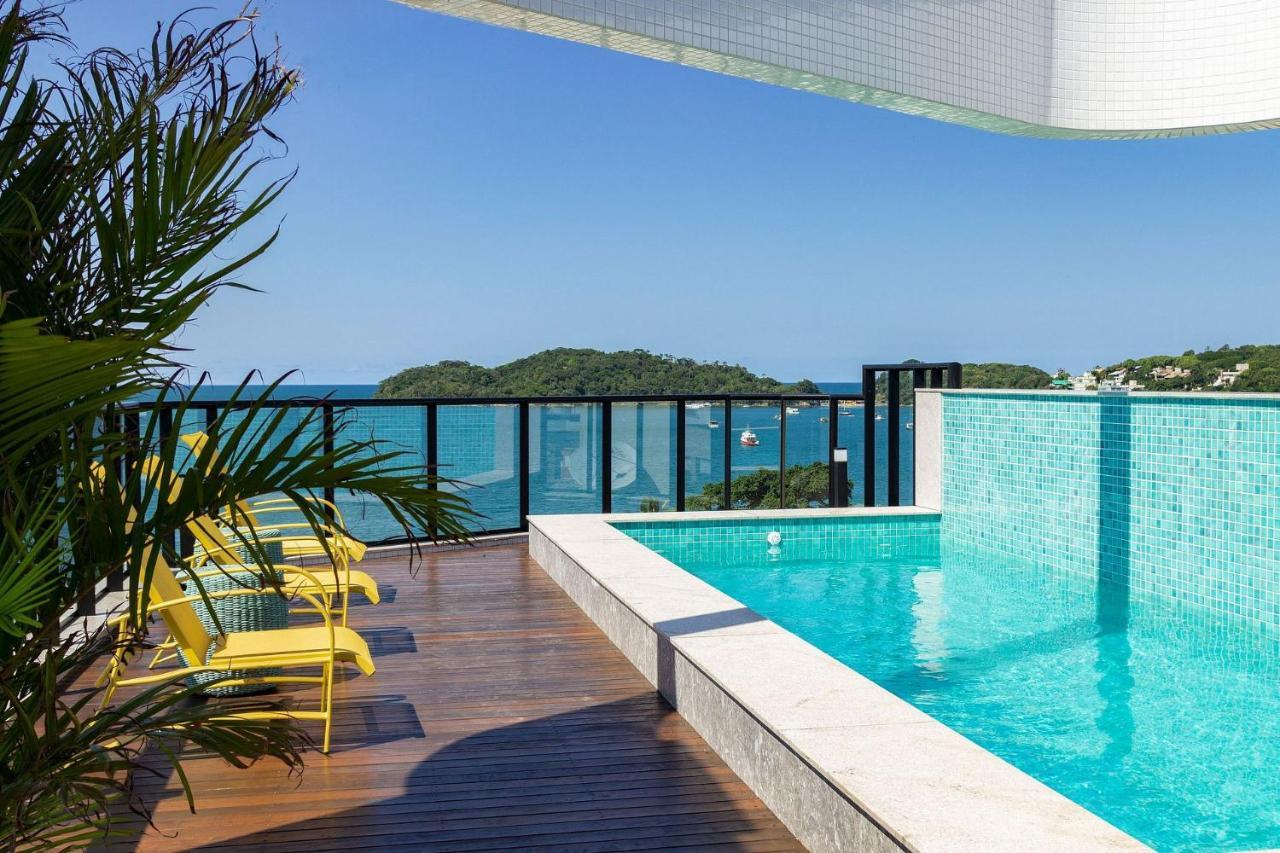 Aion Suites 302 - Lindo Apartamento Com Vista Para O Mar, A 60M Da Praia De Bombinhas, Com Piscina E Academia No Rooftop. Buitenkant foto
