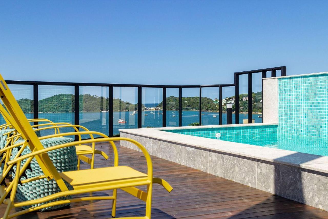 Aion Suites 302 - Lindo Apartamento Com Vista Para O Mar, A 60M Da Praia De Bombinhas, Com Piscina E Academia No Rooftop. Buitenkant foto